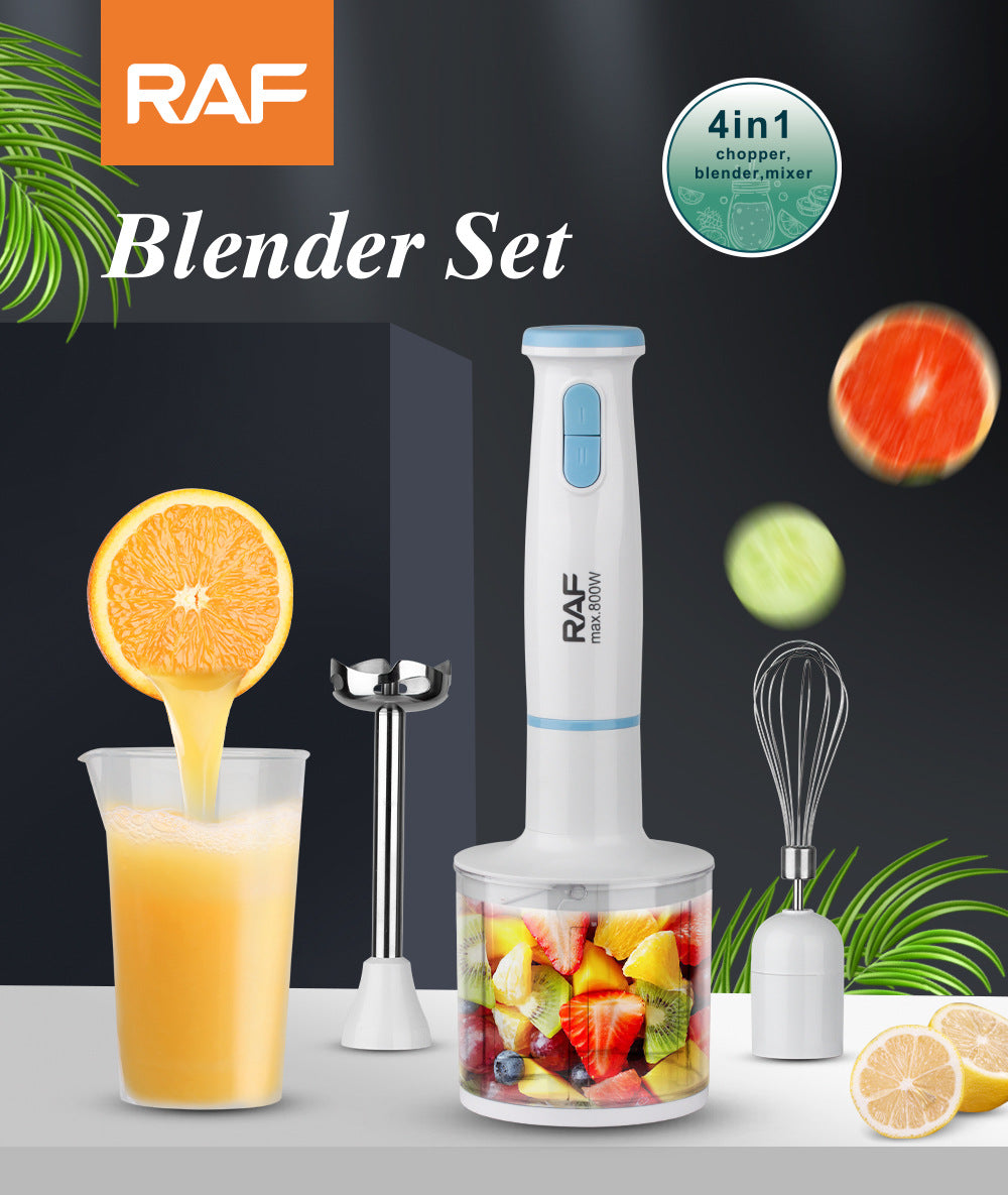 RAF 220V Handheld Food Processor Blender Multi-Functional Meat Grinder Mixer Stick