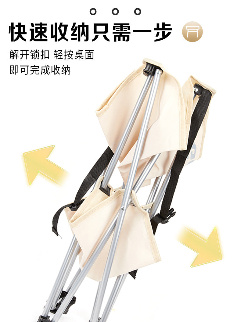 Camping Fabric Folding Table Camping Barbecue Stall Portable Mini Table Multifunctional Outdoor Picnic Table Outdoor Leisure