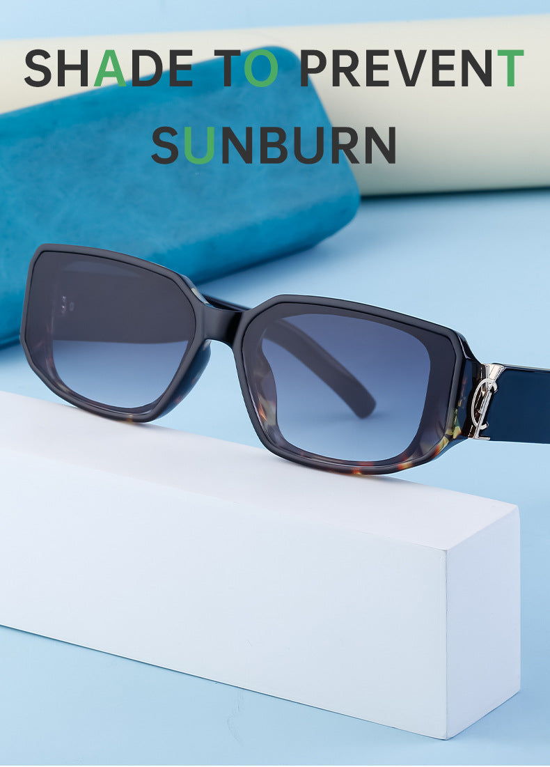 European and American fashion narrow frame sunglasses for women INS Street style square sunglasses for women wholesale sunglasses