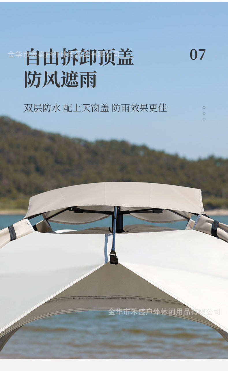 Outdoor Tent Fully Automatic Sunproof Windproof Quick Open Home Folding Waterproof Camping Picnic Tent