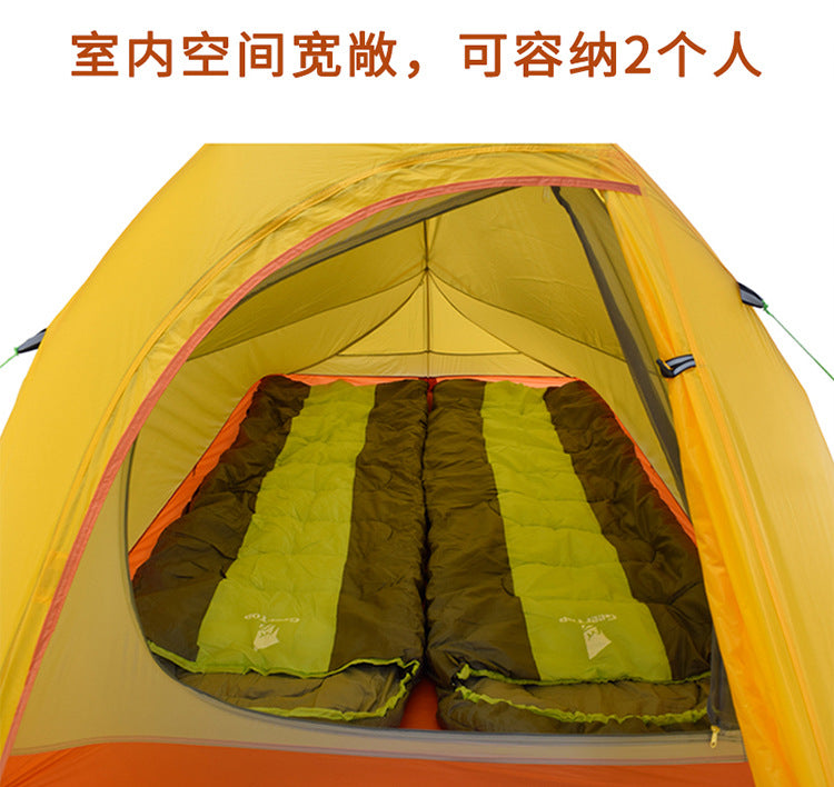 Wholesale Lightweight Hiking Tent Aluminum Pole Single Double Layer Tent Thickened Waterproof Camping Professional Mountaineering Tent Outdoor Camping