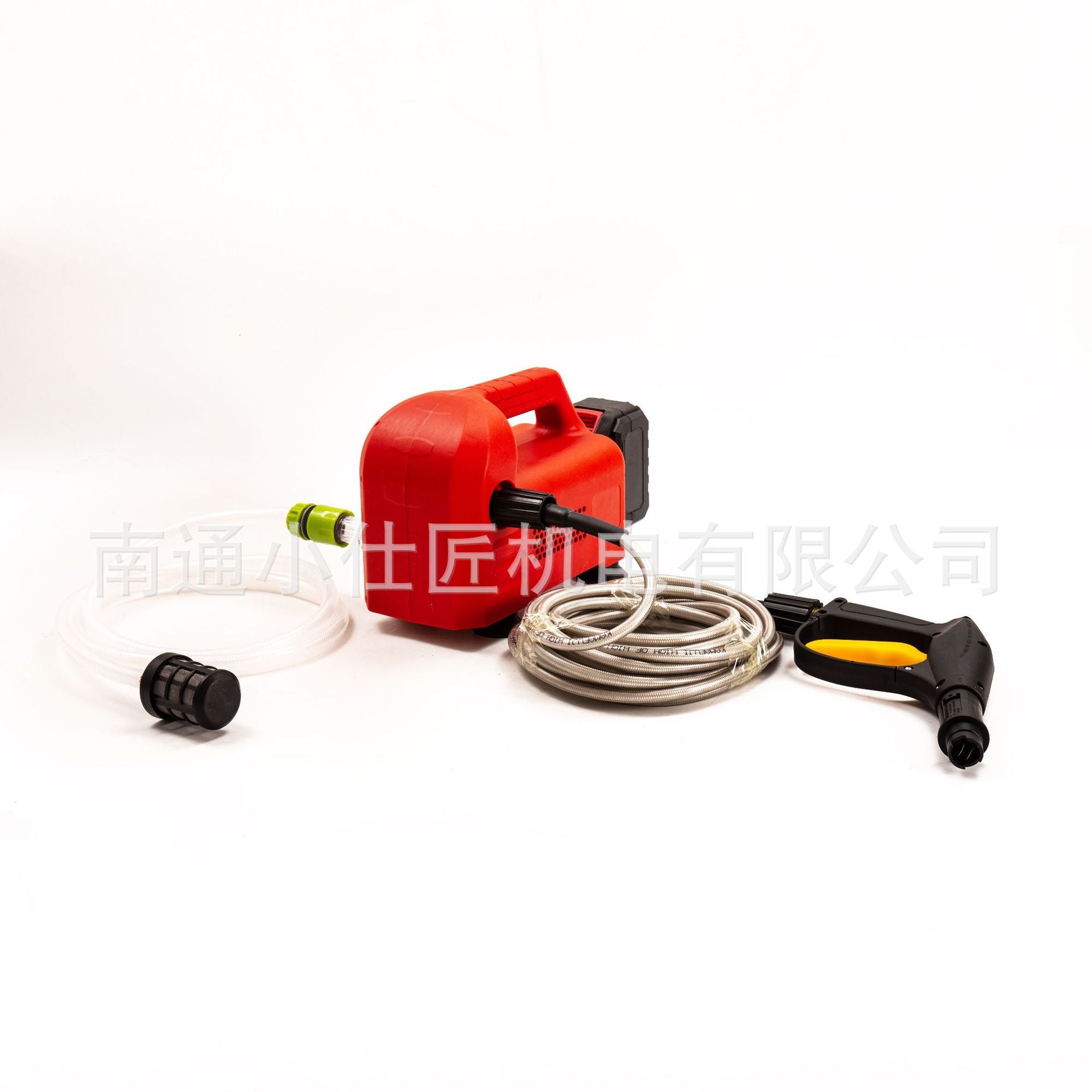 High-Pressure Car Wash Water Gun for Home Use, Cordless Portable Rechargeable Battery Self-Priming Lithium Battery Car Washer, Brushless Powerful Car Wash Tool