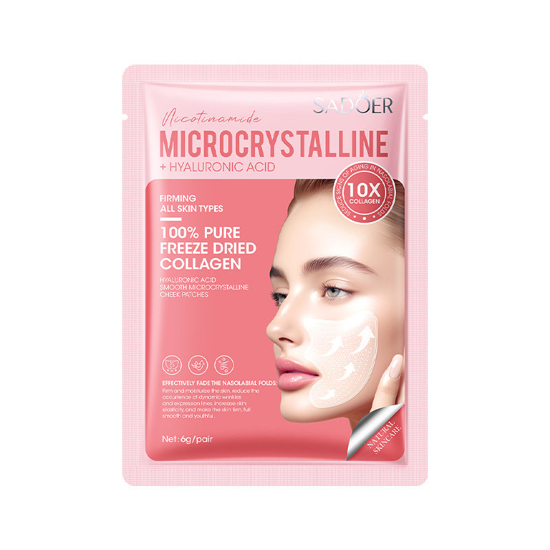 Hyaluronic Acid Microcrystalline Nasolabial Fold Patch SADOER Moisturizing nasolabial fold patches  wholesale