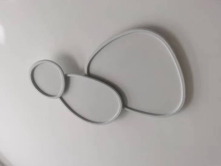 Nordic Minimalist Living Room Ceiling Light Modern Elegant Cobblestone Children's Bedroom Main Light Smart Whole House Lighting Package