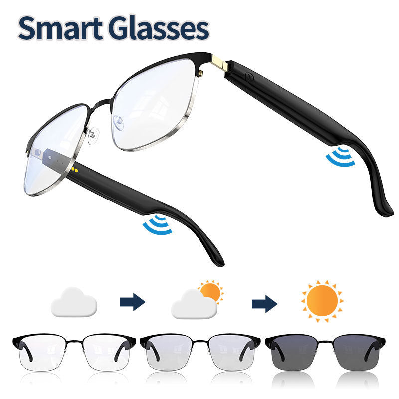 New Trending Smart AI Bluetooth glasses with UV protection TWS Bluetooth Earbuds Smart