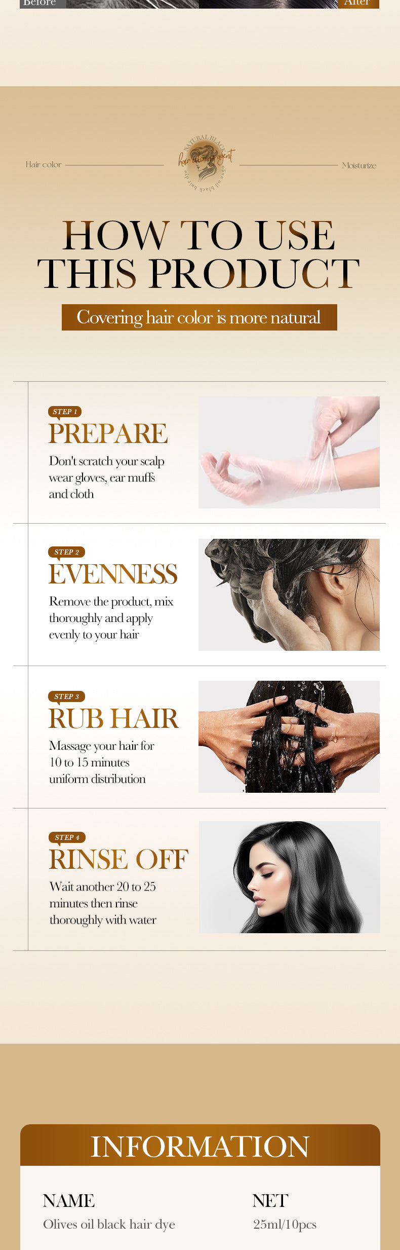 Cross-border Conditioner Box Set25ml×10PCS Argan Oil Olive Dye Moisturizing Hair Care Export Manufacturer Wholesale