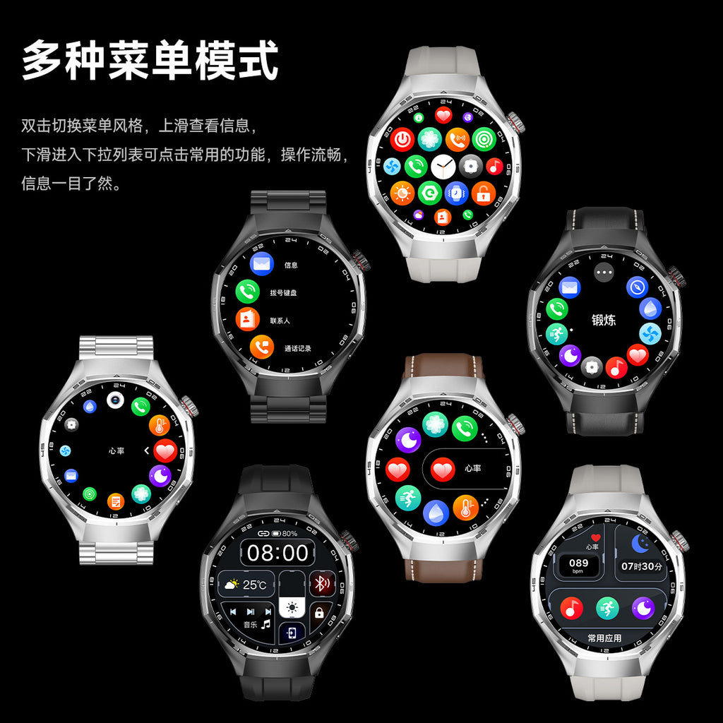 Watch6 Max Smart Watch Bluetooth Call True Heart Rate Step Sleep Blood Pressure Monitoring Message Reminder Exercise