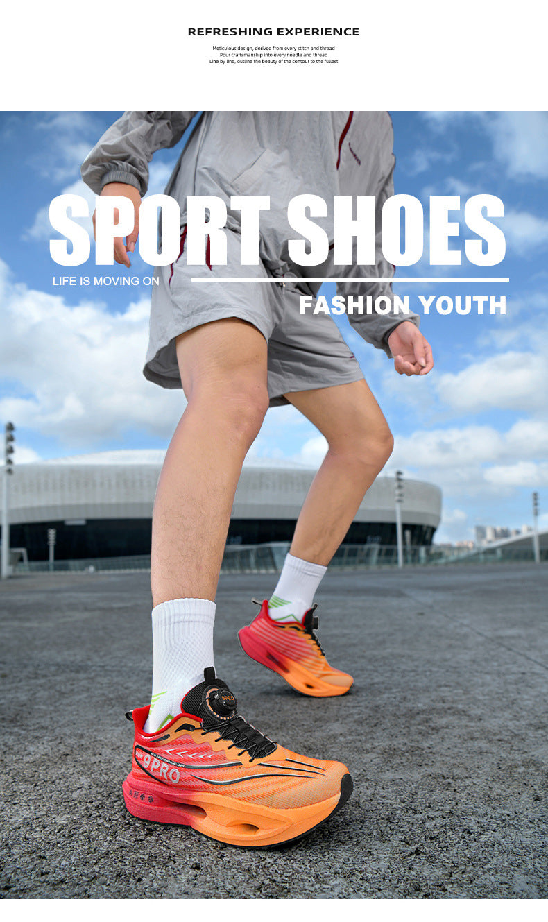 2025New Red Rabbit9pro Running Shoes Fashion Casual Carbon Plate Racing Running Shoes Double Layer Mesh Ultra Light Sports Shoes