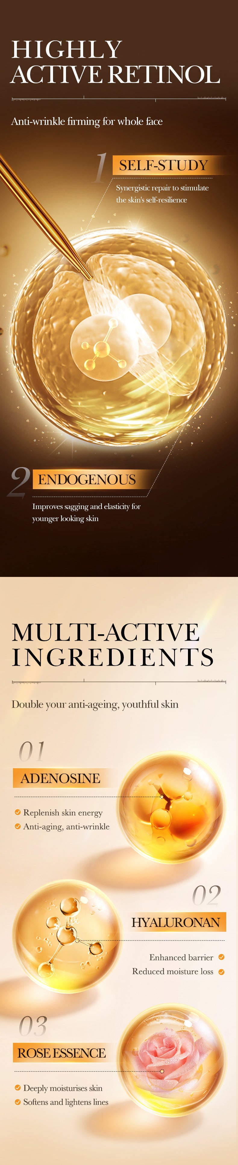 Full English Retinol Peptide Skincare Series  FAYANKOU Amino Acid Facial Cleanser  Wholesale