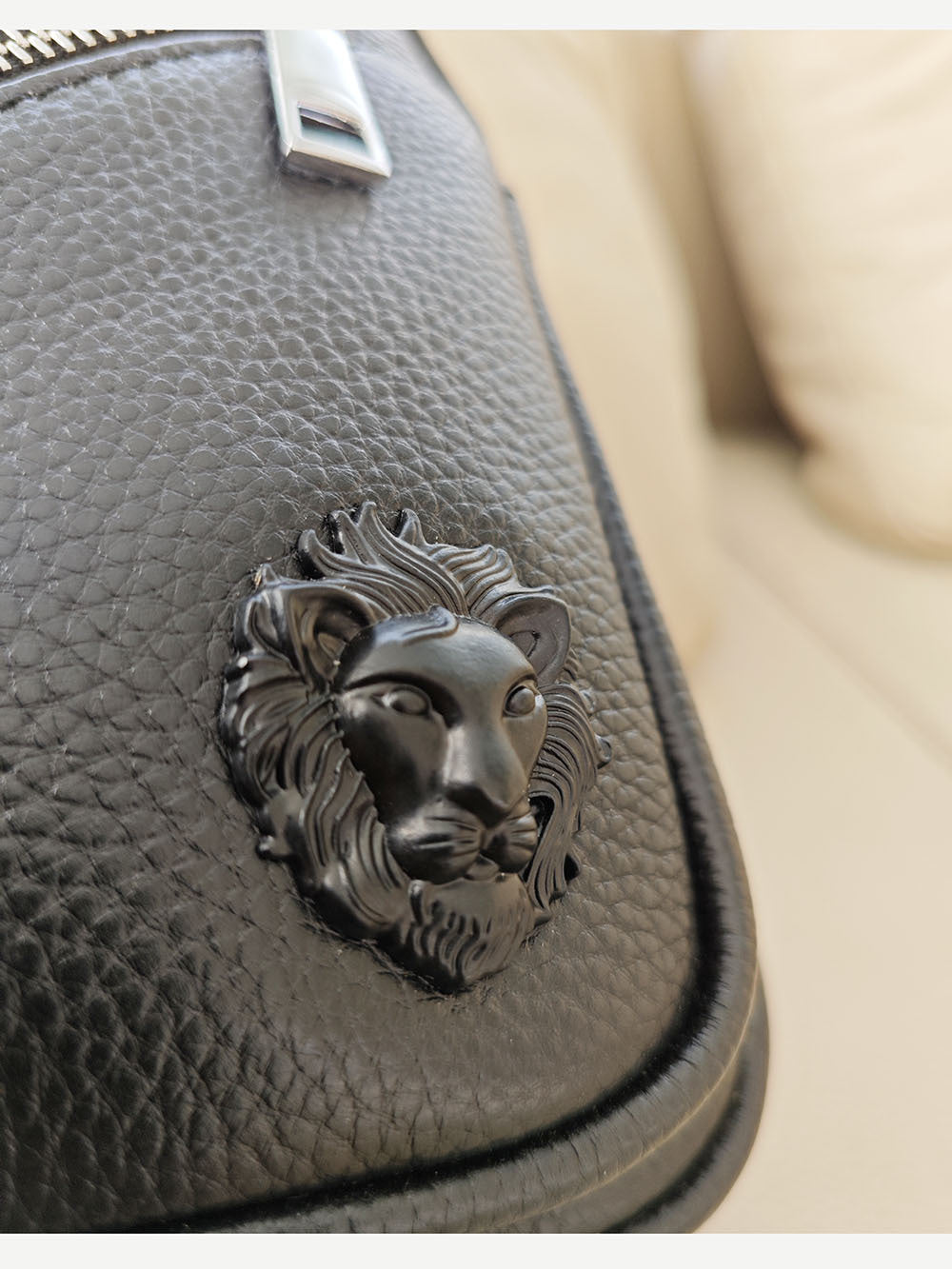 Anti-theft Bag Travel Essential Genuine Leather Chest Bag Men's Sports Soft Belt Fingerprint Lock Single Shoulder Crossbody Chest Bag