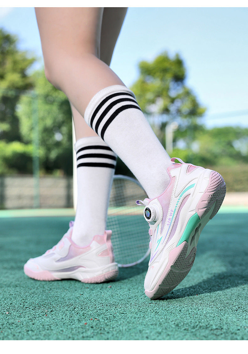 Children's Badminton Shoes New Table Tennis Breathable Soft Sole Lightweight Non-Slip Professional Competition Training Boys' Sports Shoes