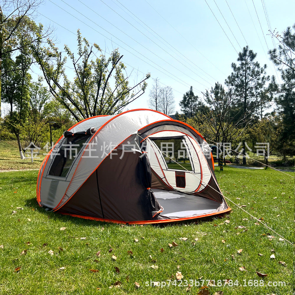 Hot-Selling Fully Automatic Hand-Pull Quick-Open Tent Travel Tent Camping Windproof Rainproof Sunproof Tent