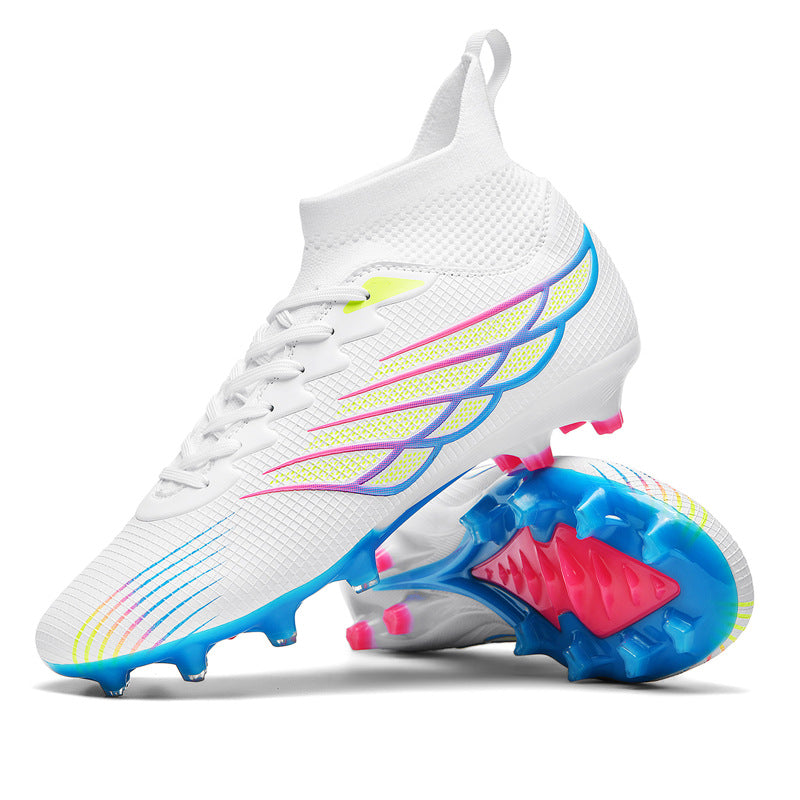 Football Shoes Long Spikes New Xiyin Grass Artificial Turf Youth Student Competition Training Shoes