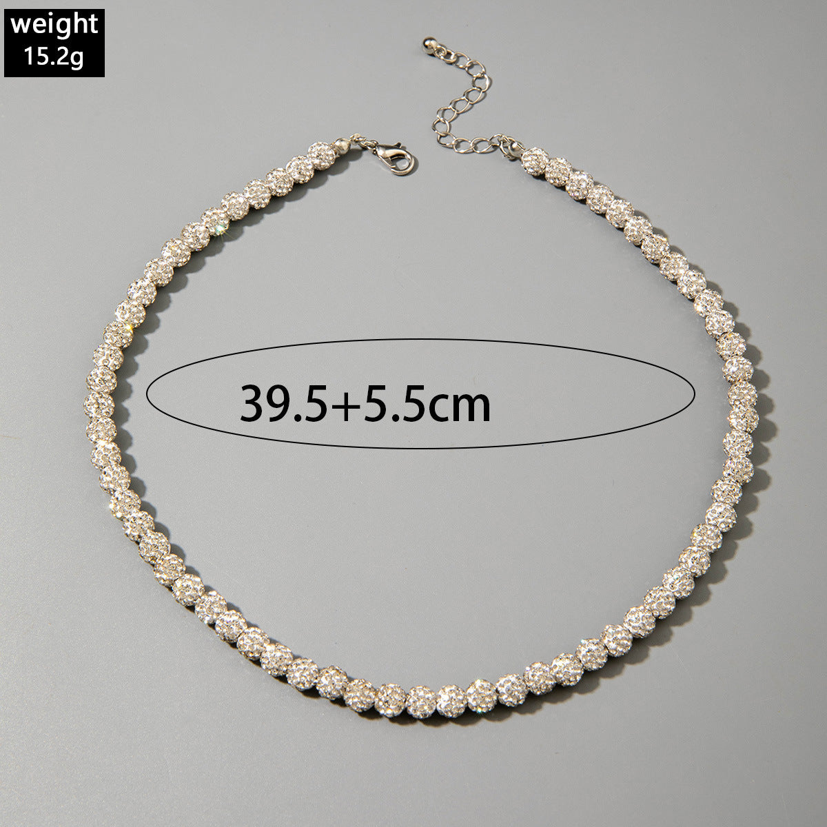 European and American Ornament  Simple Versatile Japanese and Korean Fresh Style Beaded Sugar Cube Round Bead Pearl Necklace Wholesale