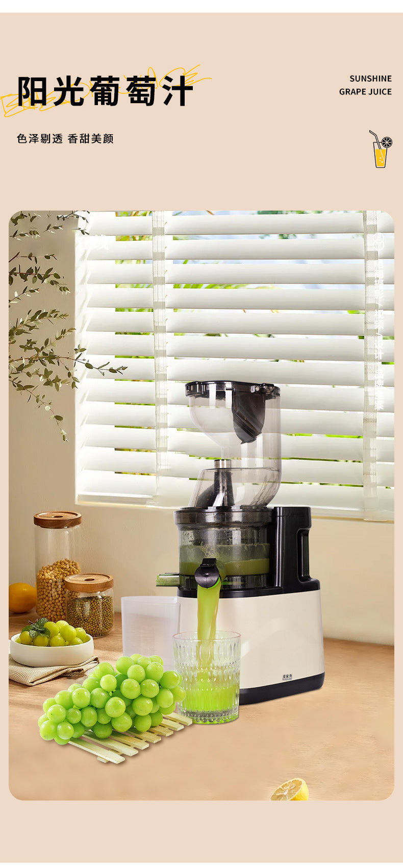 Customized Ice Crushing Juice Maker for Home Use, Fully Automatic Juice and Pulp Separation, Fruit Juice Maker, Juice Extractor