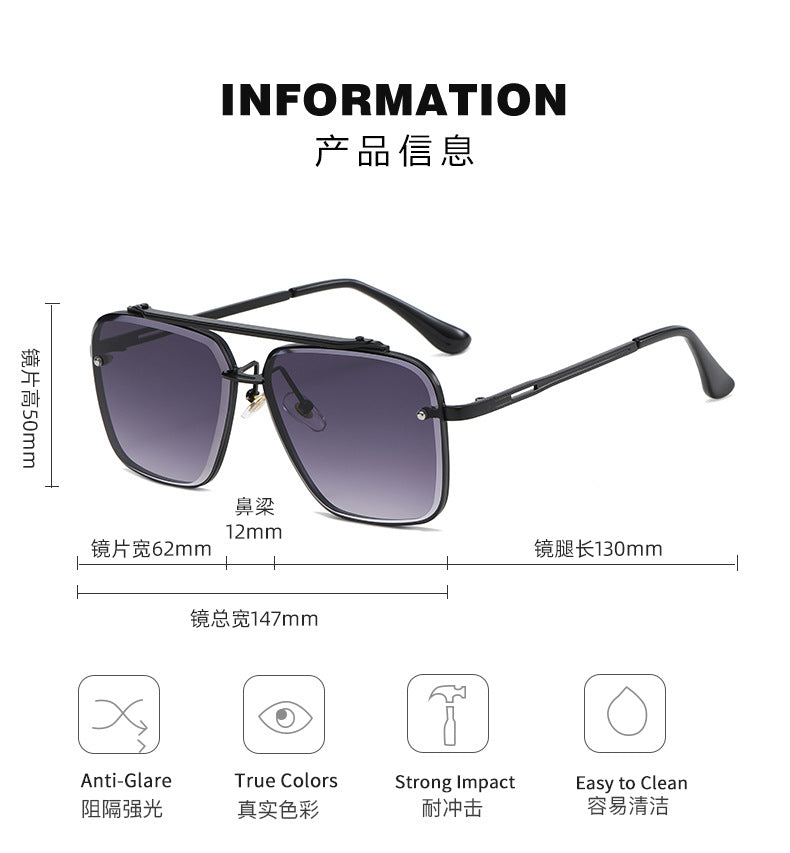 AN DITA GG High-quality Sunglasses for Men, European and American Trendy Classic Retro Glasses MACH SIX