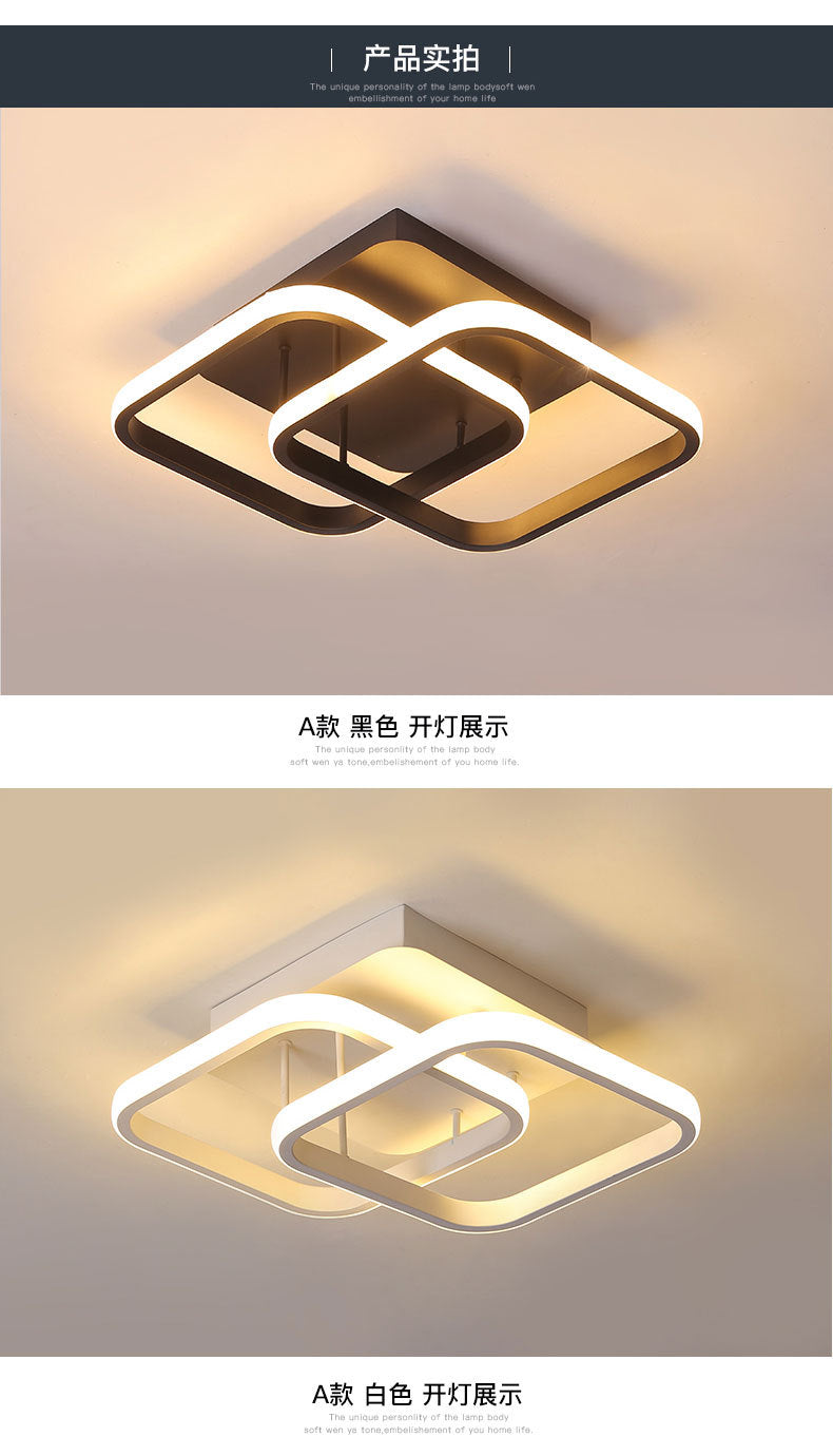 过道灯 入口走廊灯 铁艺楼梯灯 衣帽间LED吸顶灯 阳台灯 中山照明灯具