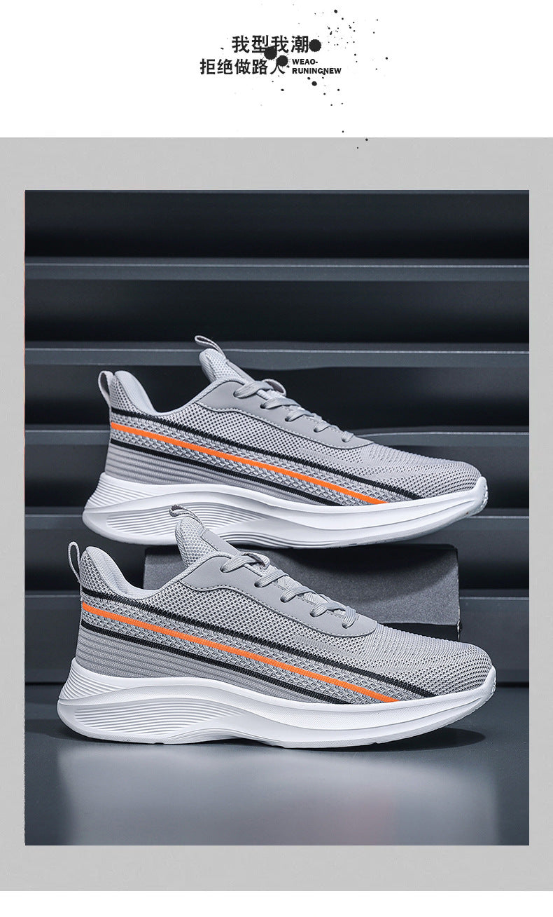 2025Spring and Autumn New Style Foreign Trade Casual Fashion Men's Shoes Breathable Trendy Versatile Comfortable Sports Running Shoes
