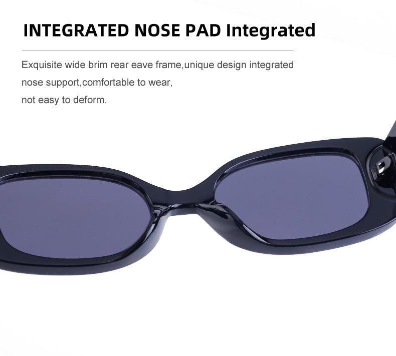 European and American Style Small Frame Sunglasses for Women with Rhinestones, Square Frame Sunglasses for Men, Wholesale Glasses sunglasses