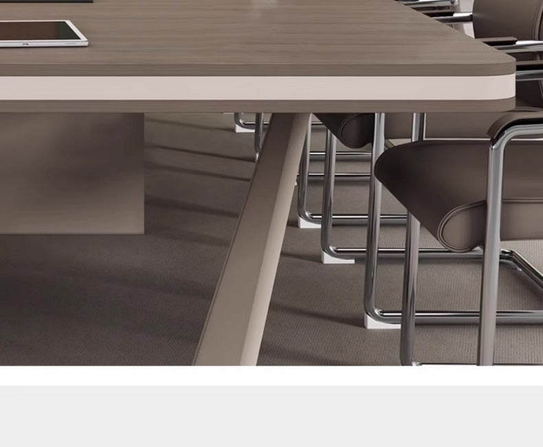 Conference Table Training Office Furniture Long Table Rectangular Table Office Large Simple Modern Meeting Table and Chair Set