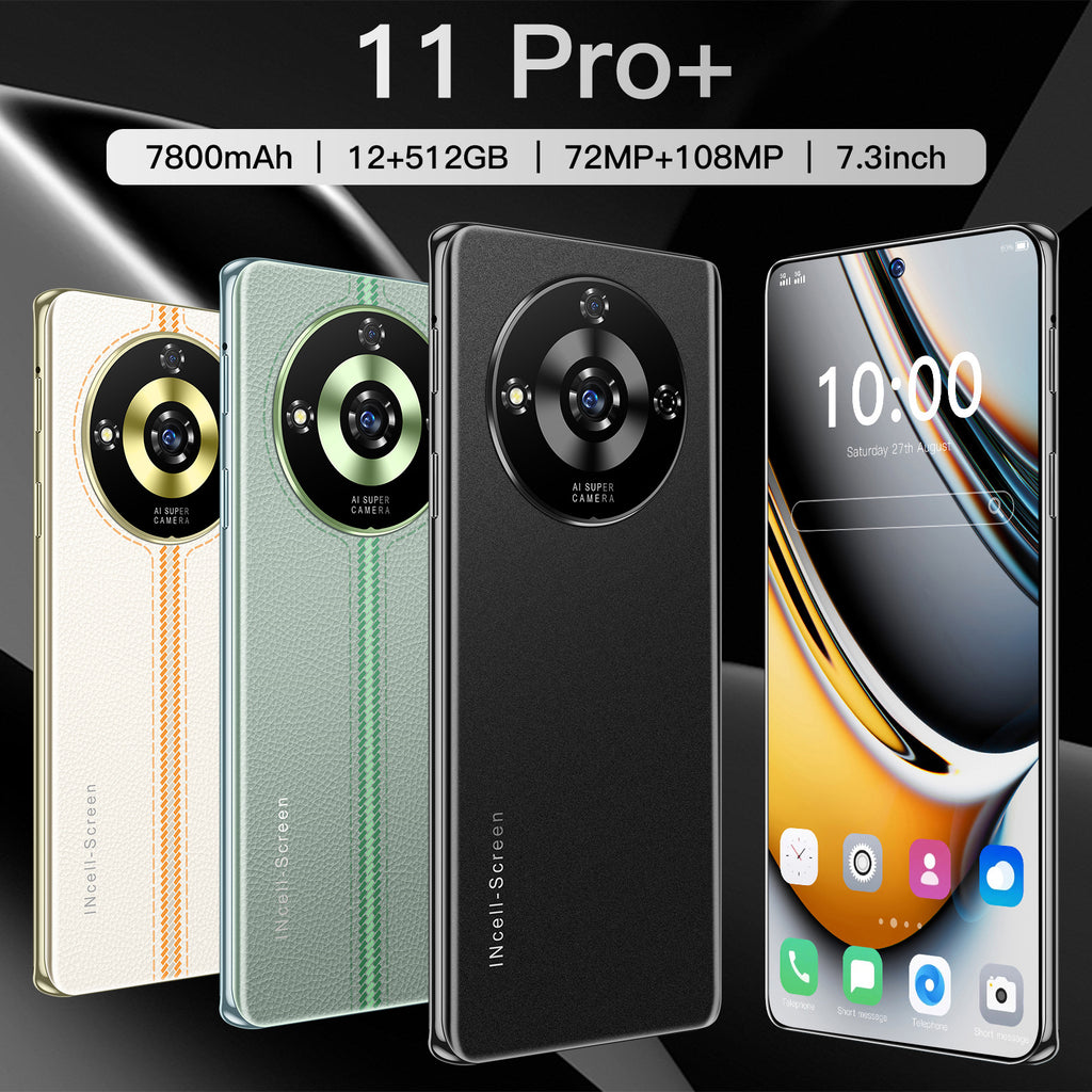 New Mobile Phone11 Pro+Android12+512G 7.3Inch Mobile Phone Source Manufacturer(Popular)