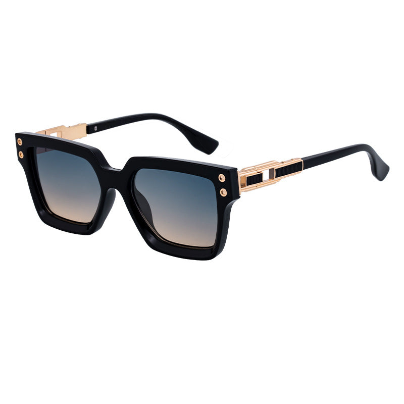 2025New European and American Style Square Frame Sunglasses for Men High-end Sun Protection Sunglasses Men's Trend Wholesale sunglasses