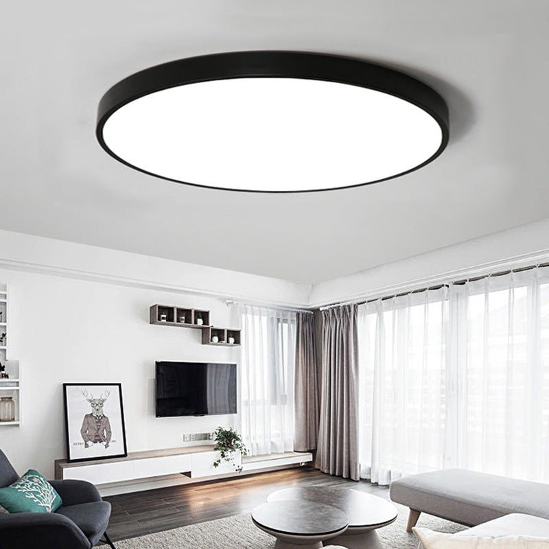 led Round Bedroom Living Room Lamp Nordic Modern Simple Room Corridor Lamp Macaron Ceiling Lamp