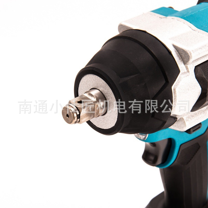 Cross-Border Foreign Trade Cordless Lithium Battery Wrench Brushless Strong Torque Screwdriver Auto Repair Air Gun Mechanic Repair Electric Wrench