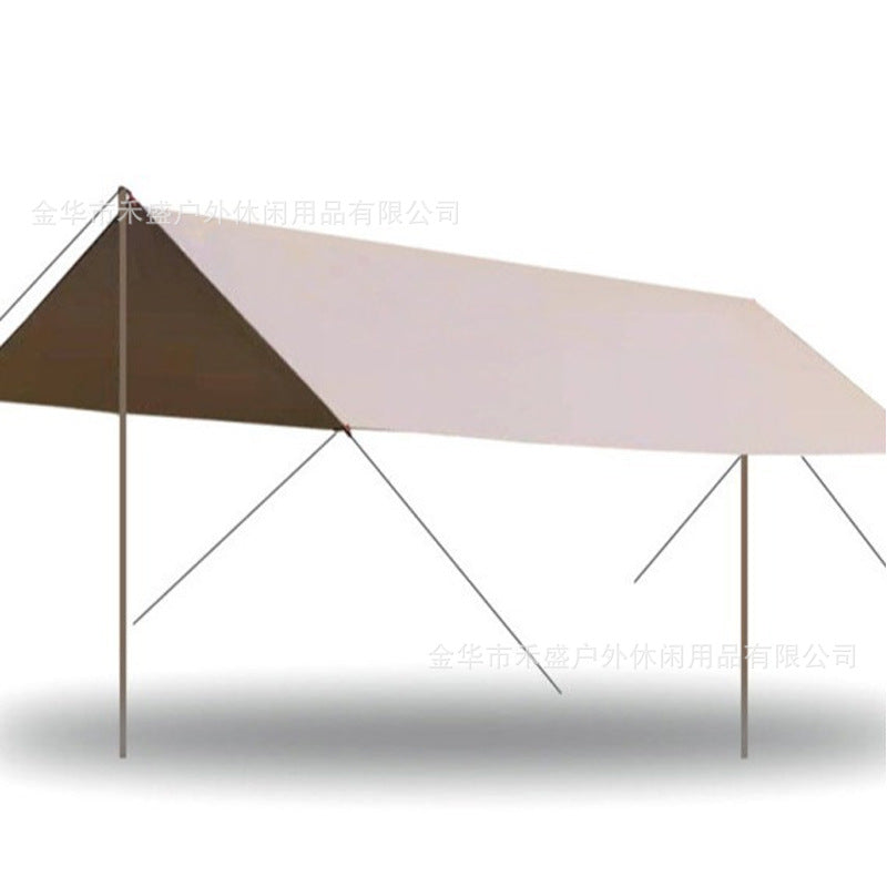Camping Tarp Wholesale In Stock Camping Tent Outdoor Sunshade Portable Sun Protection Rainproof Tarp Tent