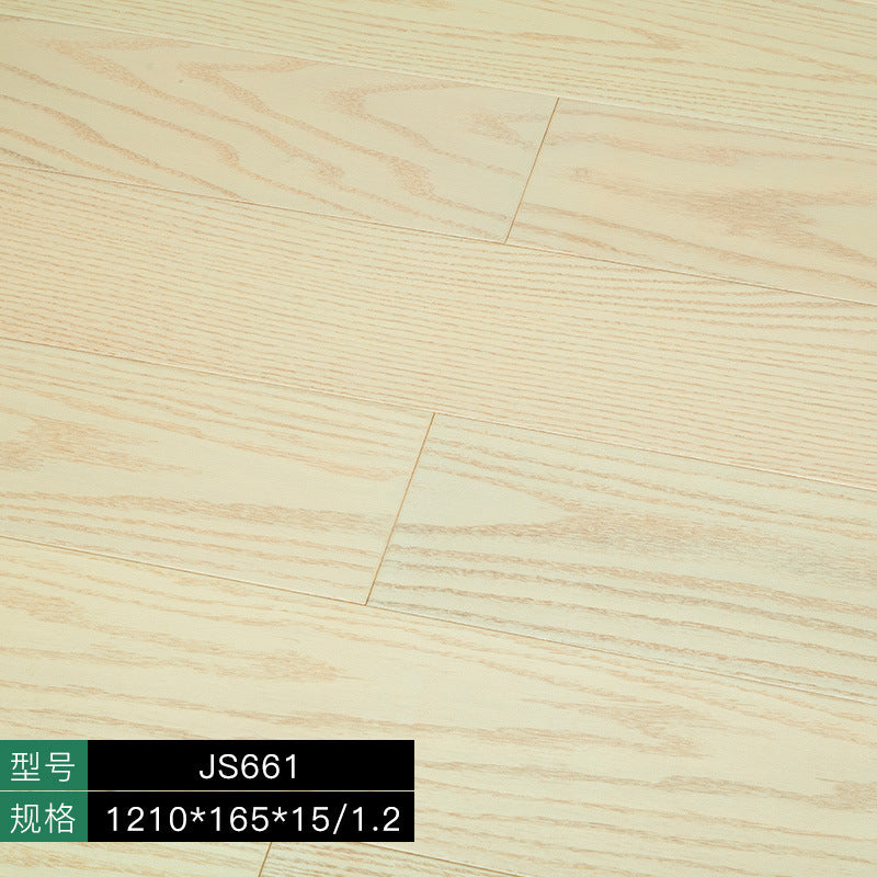 One square meter is also wholesale price Metallic Shiny Texture Sealing Wax Locking Floor Heating Red Oak Multi-layer Solid Wood Flooring