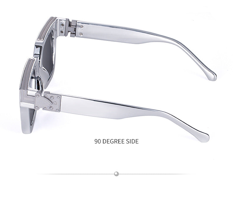 86229Small Frame Sunglasses for Women, European and American Style, Small Size, 0k Rich Man Same Style Sunglasses for Men, Trendy sunglasses