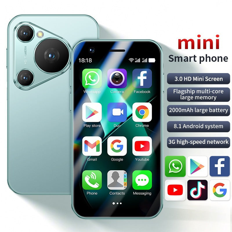 P7 Pro Mini Smartphone3.0Inch Screen Dual SIM Dual Standby mini Card Phone Export