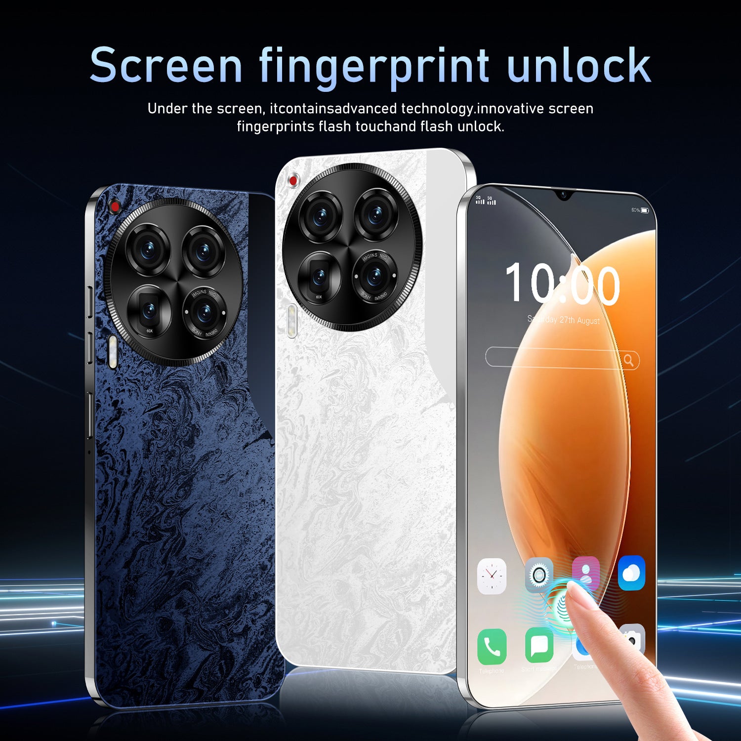 Camon30Mobile Phone16+1T Android Smartphone7.3Inch Large Screen Source Factory(Popular)