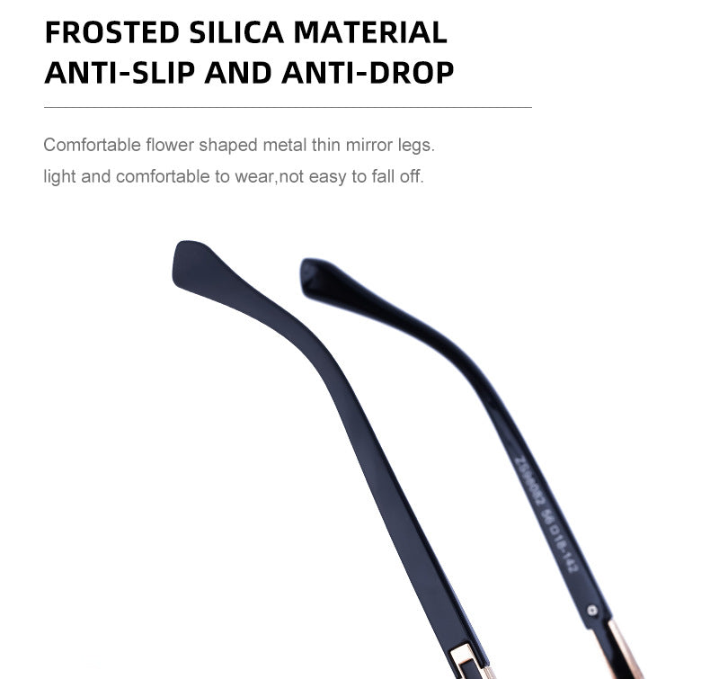 European and American Retro Square Frame Sunglasses for Men, Trendy European and American Punk Style, Internet Celebrity Same Style Sunglasses for Women ins Wind shades