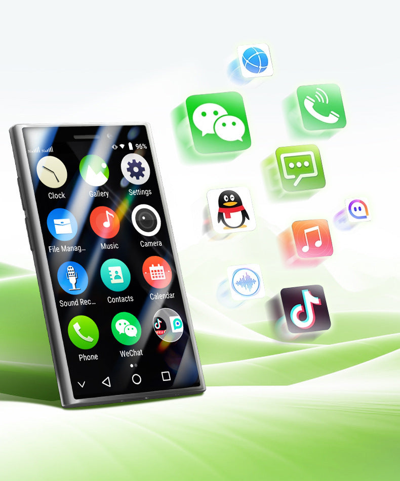 XS24pro Mini Mobile Phone3.0Inch Android Quad-Core Backup Ultra-Small Pocket Traditional Chinese Foreign Language