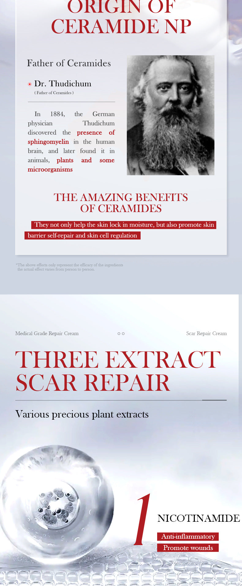 Full English Scar Serum SADOER Hydrating, moisturizing, rejuvenating, nourishing face cream  foreign trade wholesale