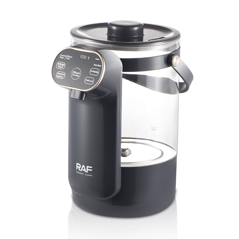RAF European Standard Transparent Glass2.5L Electric Kettle Automatic Large Capacity Multi-Functional Kettle Overheat Protection
