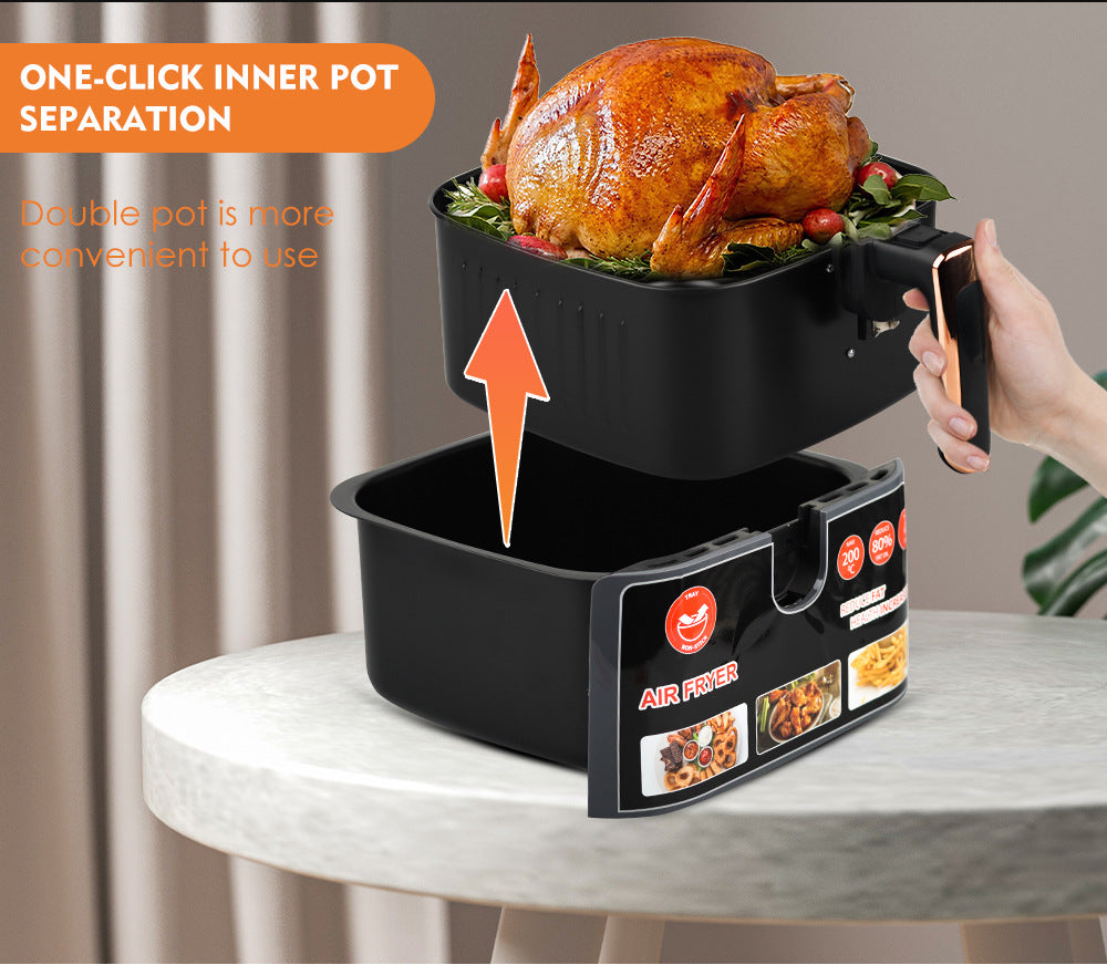 RAF European Standard Wholesale Air Fryer Household Multi-Functional Intelligent French Fries Large Capacity Fully Automatic Fryer