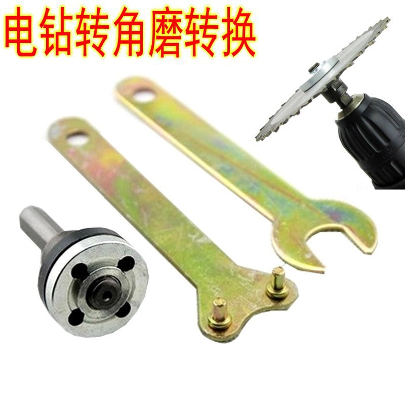 Custom Electric Drill Adapter Hand Conversion Rod Cutting Angle Grinder Accessories Set Converter