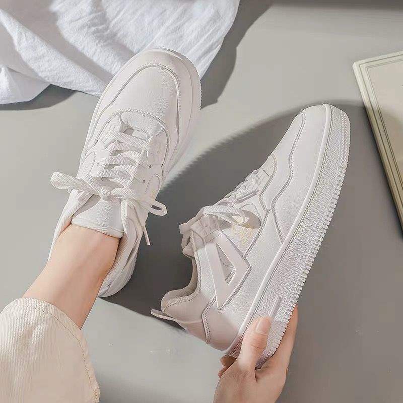 White Sneakers for Women Spring Summer Trendy New Student Casual Sports Low-top Trendy Board Shoes for Outdoor Wear