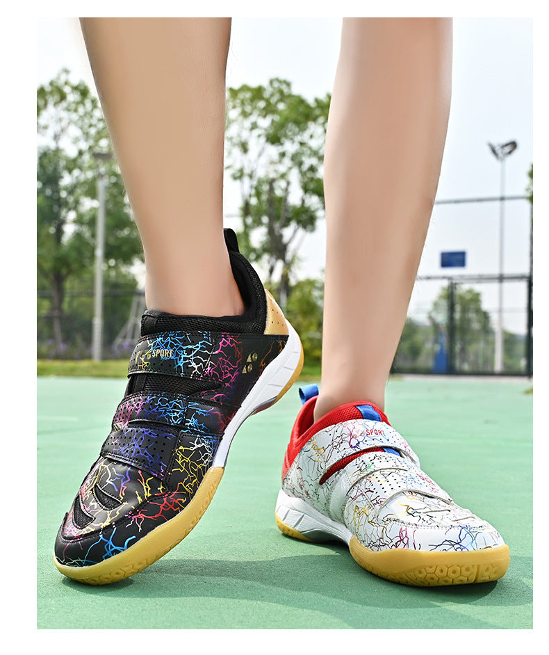 In Stock Couple Style Fashion Badminton Shoes New Style Mandarin Duck Table Tennis Tennis Non-Slip Wear-Resistant Sports Shoes