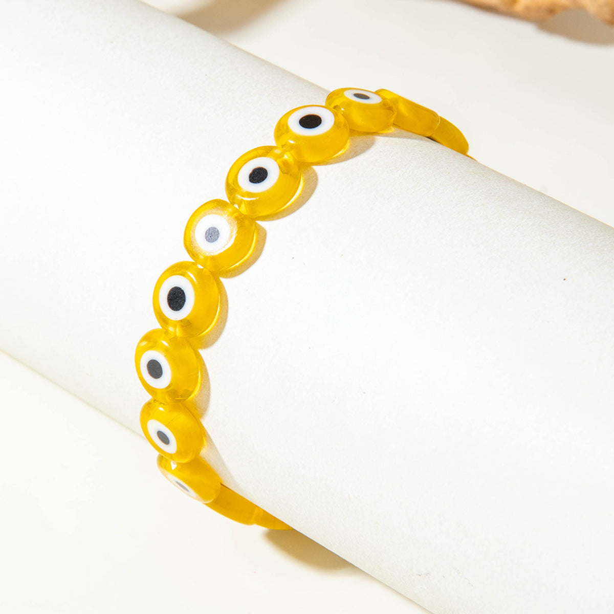 European and American Ornament Bohemian Devil's Eye Beaded Bracelet  Fashionable and Unique Eye Elastic Bracelet Wholesale