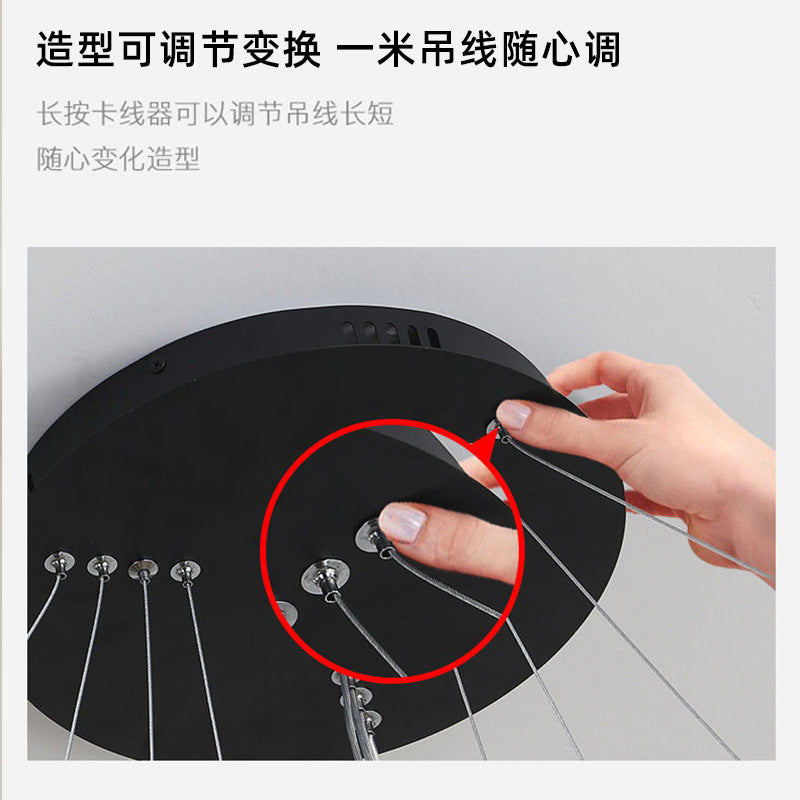 Dining Room Chandelier Nordic Modern Minimalist Dining Room Elegant and Luxurious led Chandelier Home Bedroom Living Room Chandelier