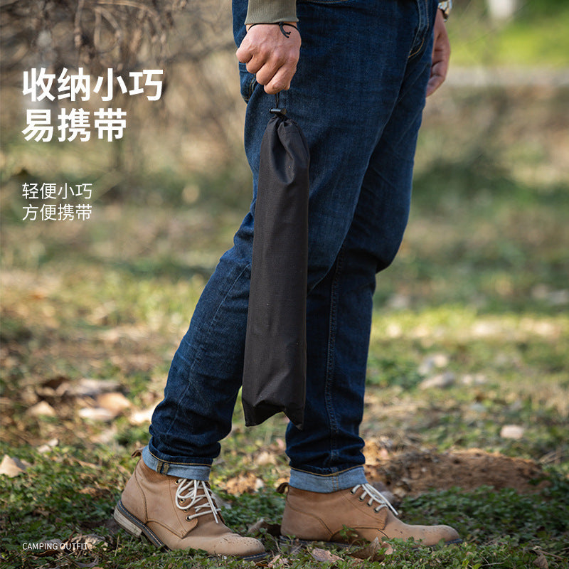 Outdoor Folding Triangle Storage Rack Hanging Rack Light Stand Camping Portable Ultra-light Aluminum Alloy Storage Rack Camping