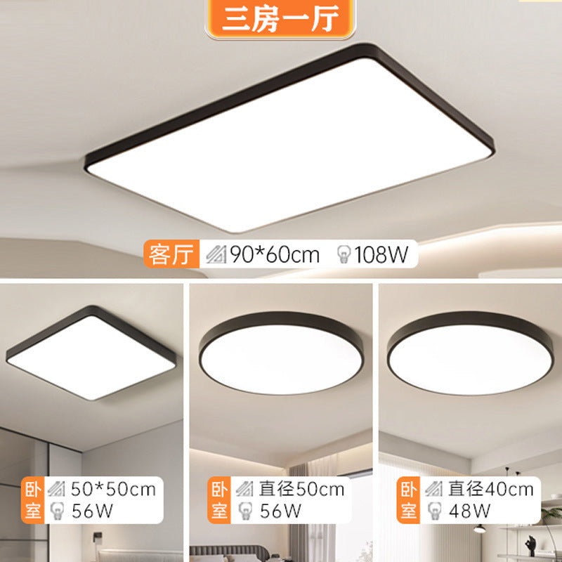 Modern simple personality square living room lamp Nordic Creative Home Use led Bedroom Ceiling Light Zhongshan Lighting Fixtures