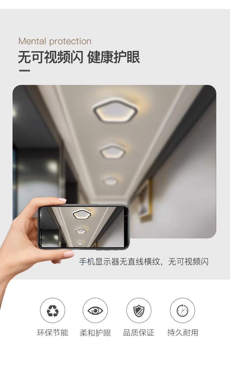 Nordic Corridor Entrance Hallway Light Simple Modern Creative Cloakroom Light led Balcony Small Ceiling Light Fixture