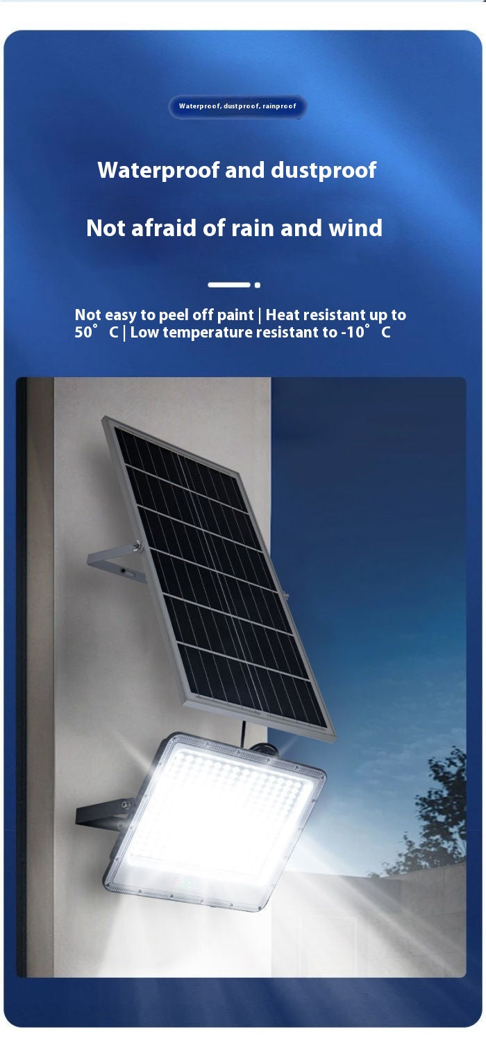 Solar Split Floodlight Outdoor Courtyard Lamp Garden Stadium Residential Area LED Street Light