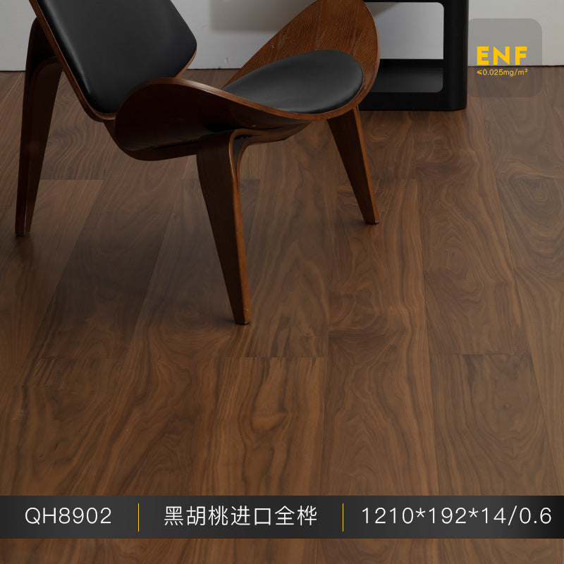 Imported Full Birch Base Material Oak Black Walnut Multi-layer Solid Wood Composite Flooring Underfloor Heating ENF Direct Sales from Eco-Friendly Manufacturer