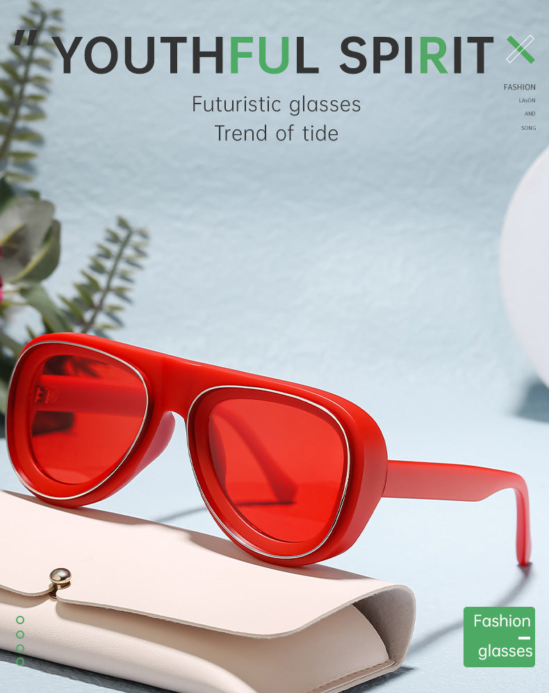 European and American Toad Sunglasses for Men, High-End Pilot Sunglasses, Men's Driving Sun Protection Glasses sunglasses