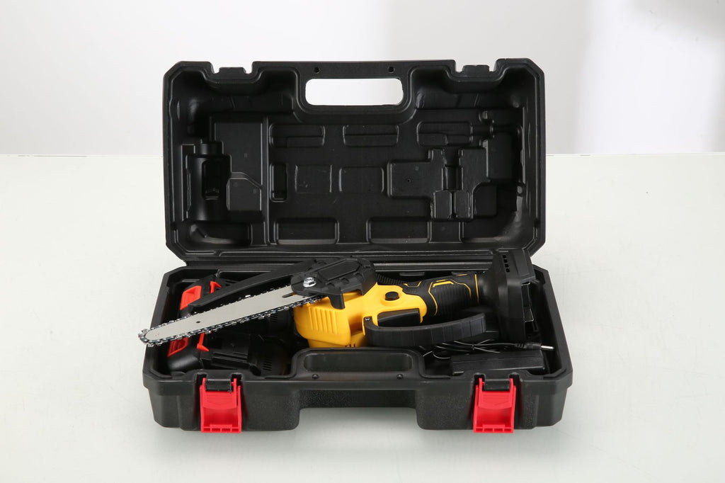 Lithium Battery Mini Household Portable Chainsaw Rechargeable Handheld High-Power Garden Pruning Saw Electric Chain Saw